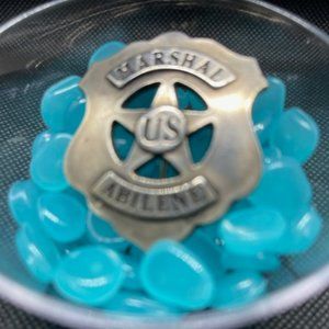 Silver Marshal Brooch